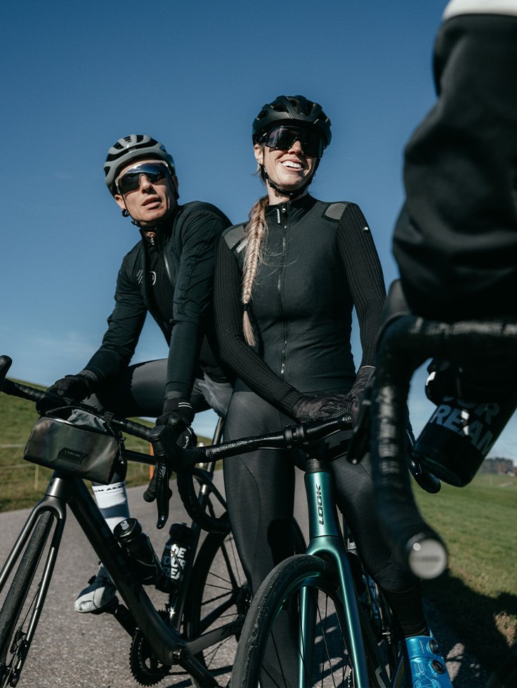 Pause during a ride with the 765 OPTIMUM